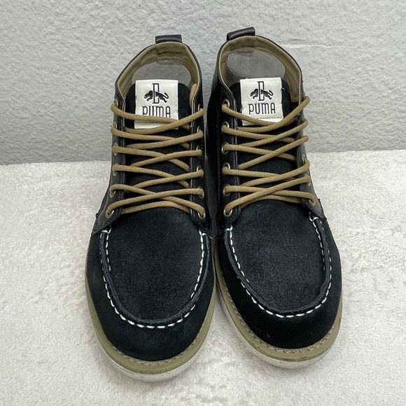 Men\'s Blue Puma By Rudolf Dassler Ruckholz Mid Chukka Boots Sz 9 main image 5